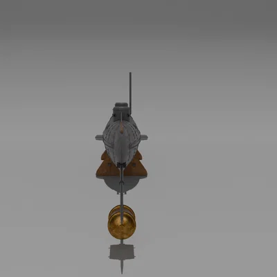 Mô hình tàu ngầm H.L. Hunley (CSS Hunley)
