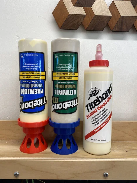 Giá đỡ chai keo Titebond - Phụ kiện in 3D tiện lợi cho thợ mộc - Image 1