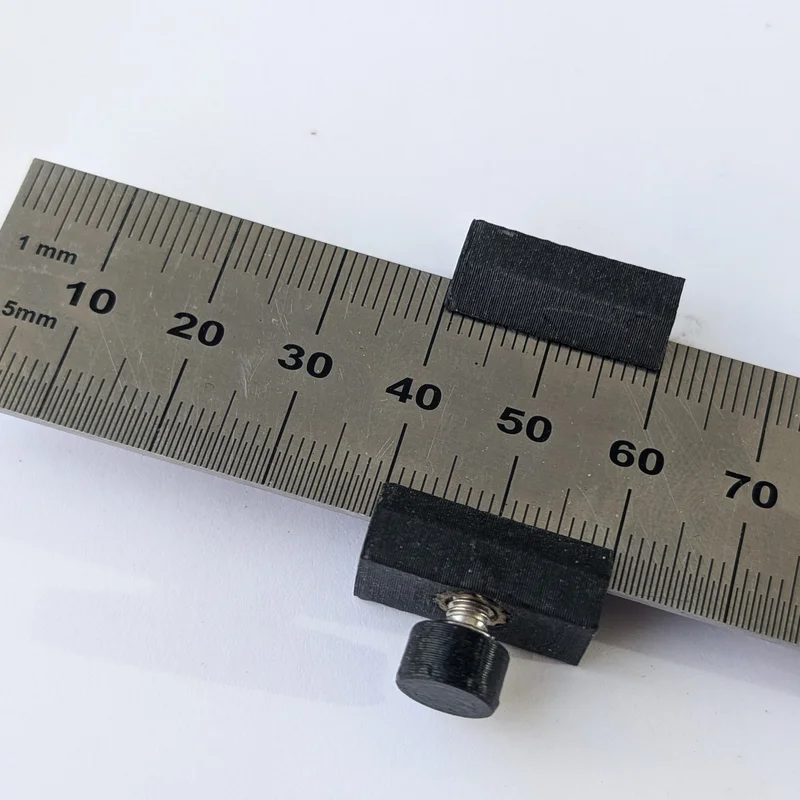 Chặn thước (Ruler stop block) cho thước lá thép