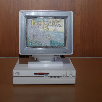 Mô hình màn hình CRT IBM PS/2 Color Display 8512 tỉ lệ 1:4
