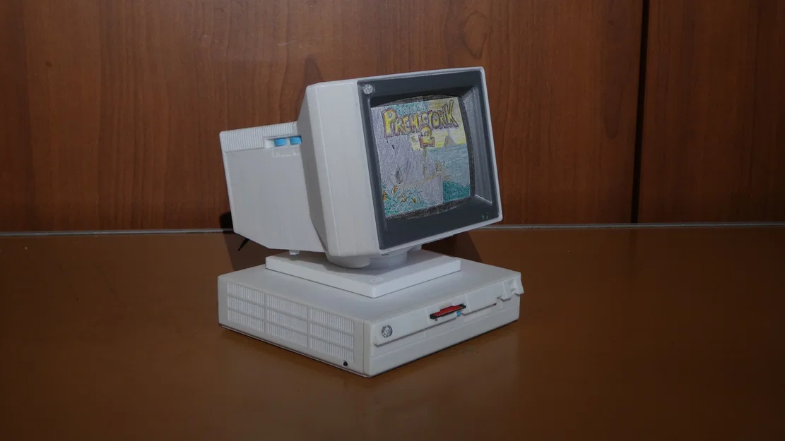 Mô hình màn hình CRT IBM PS/2 Color Display 8512 tỉ lệ 1:4 - Image 3