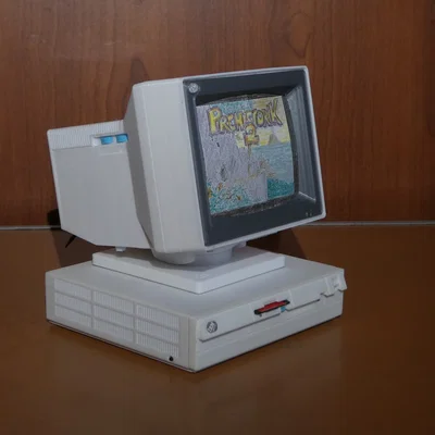 Mô hình màn hình CRT IBM PS/2 Color Display 8512 tỉ lệ 1:4