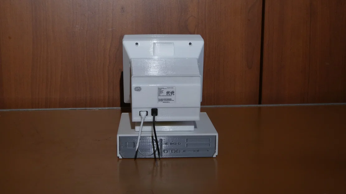 Mô hình màn hình CRT IBM PS/2 Color Display 8512 tỉ lệ 1:4 - Image 6