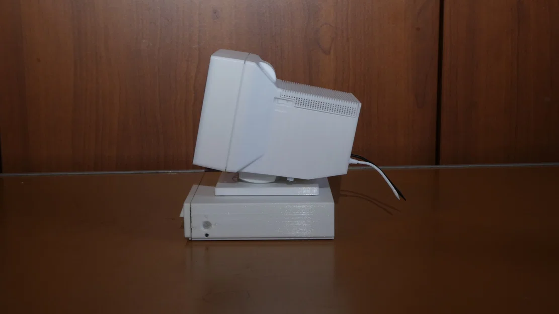 Mô hình màn hình CRT IBM PS/2 Color Display 8512 tỉ lệ 1:4 - Image 8