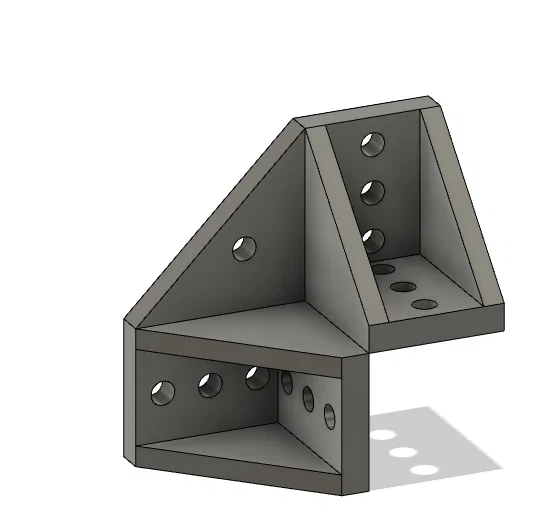 Pat nối góc 3 chiều cho thanh nhôm định hình 2020 chắc chắn - Image 1