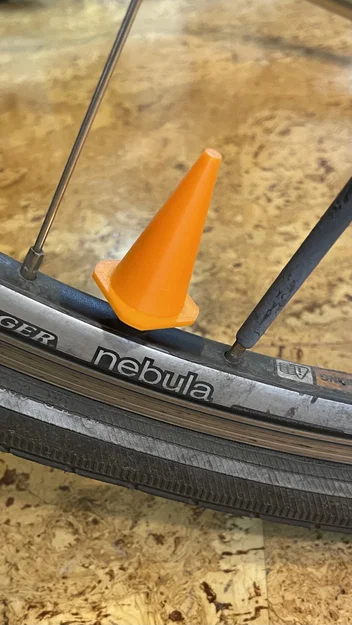 Nắp đậy van xe đạp Schrader hình cọc tiêu giao thông độc đáo - Image 1