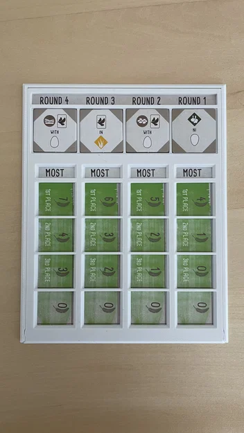 Khung đựng mục tiêu cuối vòng (End of Round Goals) cho board game Wingspan - Image 1