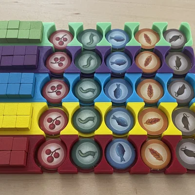 Khay Đựng Đồ Chơi Cho Người Chơi Game Wingspan