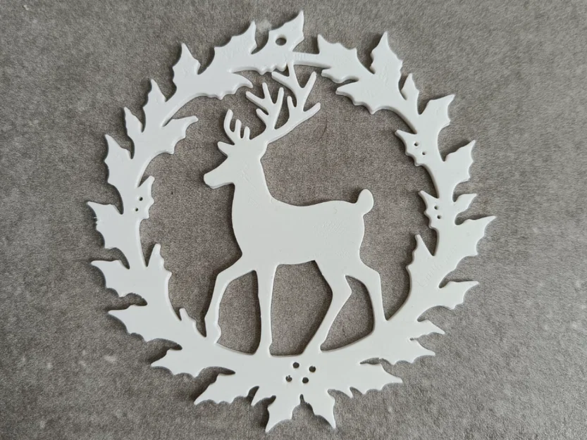 Mẫu in 3D đồ trang trí Giáng sinh hình tuần lộc siêu đẹp - Image 1
