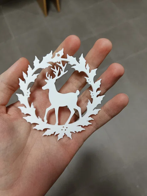 Mẫu in 3D đồ trang trí Giáng sinh hình tuần lộc siêu đẹp - Image 3