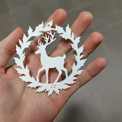 Mẫu in 3D đồ trang trí Giáng sinh hình tuần lộc siêu đẹp