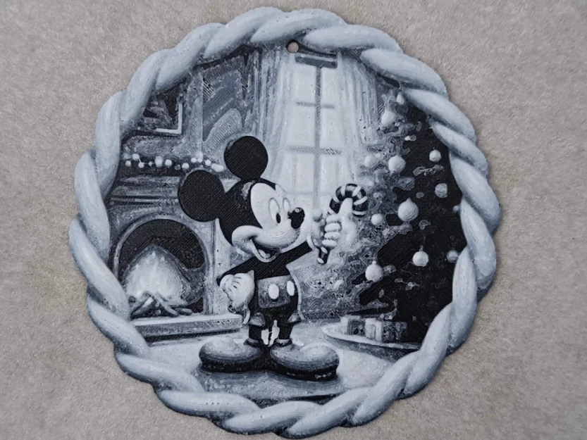 Mẫu trang trí cây thông Noel Mickey Mouse Hueforge độc đáo - Image 1