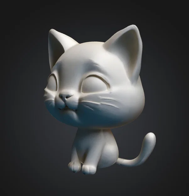 Mô hình chú mèo con siêu đáng yêu để trang trí - Image 1