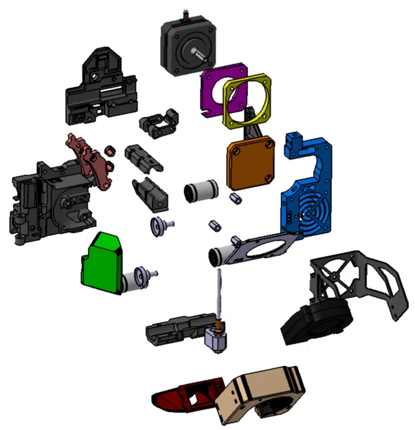 MK4S+ Extruder (STEP) - Image 2