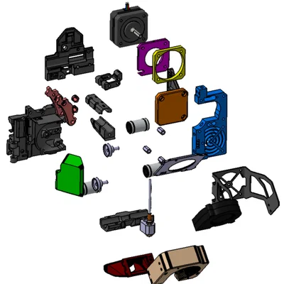 MK4S+ Extruder (STEP)