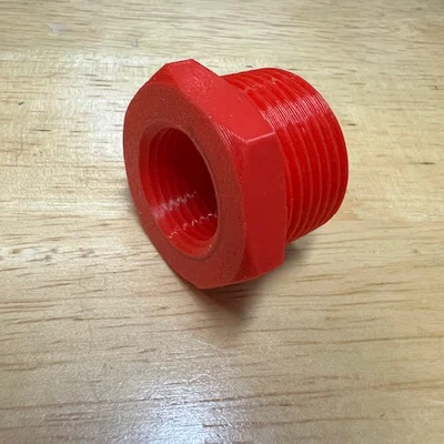 Khớp nối giảm ren 3D từ 1 inch sang 1/2 inch cho ống dẫn