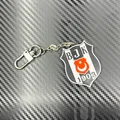 Móc khóa in 3D hình huy hiệu câu lạc bộ bóng đá Besiktas - Thumbnail 1