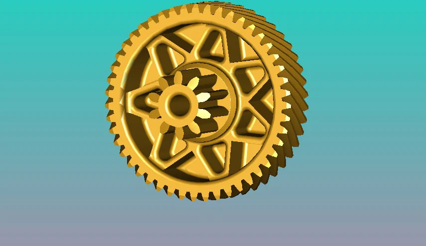 Bánh răng thay thế/sửa chữa cho máy hủy tài liệu 10-47-30° 03 MỚI, GIA CỐ - Image 2