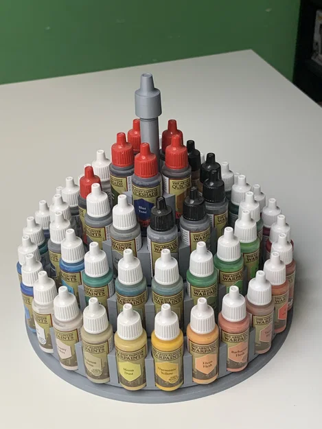 Kệ xoay đựng sơn 18ml cho Prusa MK/XL (Có bạc đạn) - Dùng cho Army Painter, Vallejo - Image 1