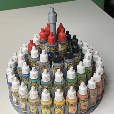 Kệ xoay đựng sơn 18ml cho Prusa MK/XL (Có bạc đạn) - Dùng cho Army Painter, Vallejo