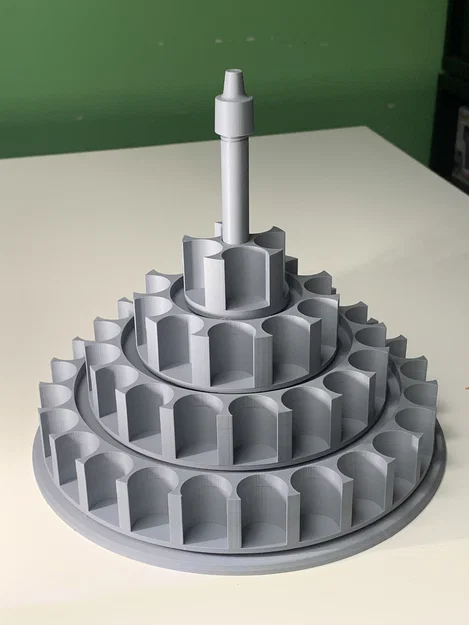 Kệ xoay đựng sơn 18ml cho Prusa MK/XL (Có bạc đạn) - Dùng cho Army Painter, Vallejo - Image 4