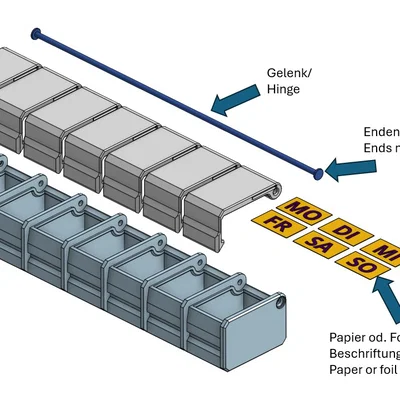 Pillenspender - Hộp đựng thuốc thông minh V2