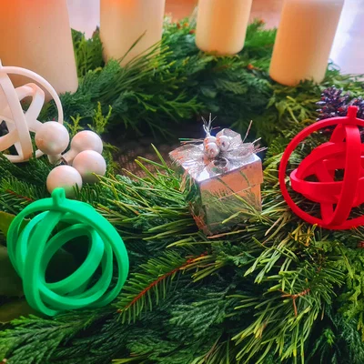 Đồ trang trí Giáng sinh Fidget (In trực tiếp)