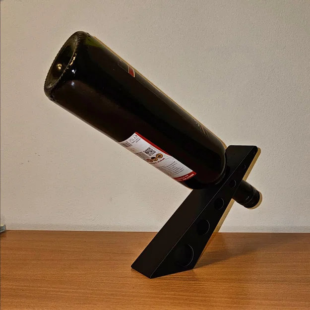 Giá đỡ chai rượu vang cân bằng lơ lửng in 3D độc đáo - Image 7