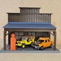 Mô hình trạm xăng cổ điển tỉ lệ 1:64 cho xe mô hình Hot Wheels - Thumbnail 4