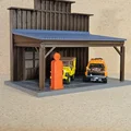 Mô hình trạm xăng cổ điển tỉ lệ 1:64 cho xe mô hình Hot Wheels - Thumbnail 5
