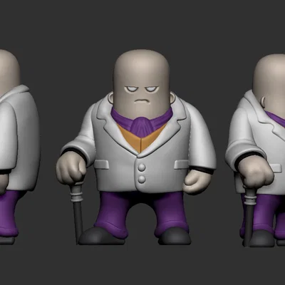 Mô hình Mini Kingpin in 3D phong cách chibi đáng yêu