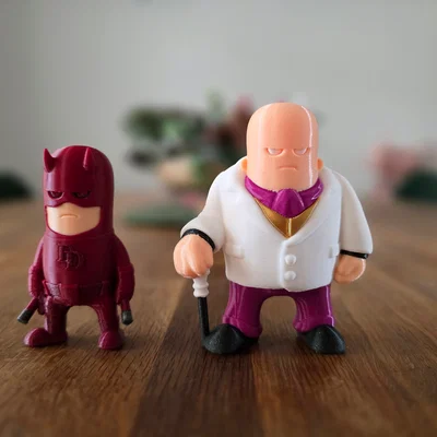 Mô hình Mini Kingpin in 3D phong cách chibi đáng yêu