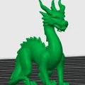 Mô hình 3D Rồng Phương Đông (Chinese Dragon) tinh xảo - Thumbnail 2