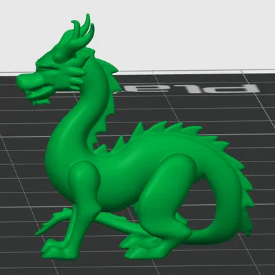 Mô hình 3D Rồng Phương Đông (Chinese Dragon) tinh xảo