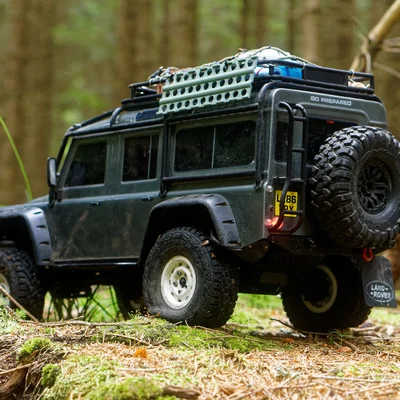 Giá treo lốp dự phòng kèm thang cho xe RC TRX4 Defender