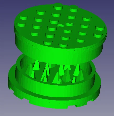 Máy xay (grinder) thiết kế tương thích LEGO sáng tạo - Image 1