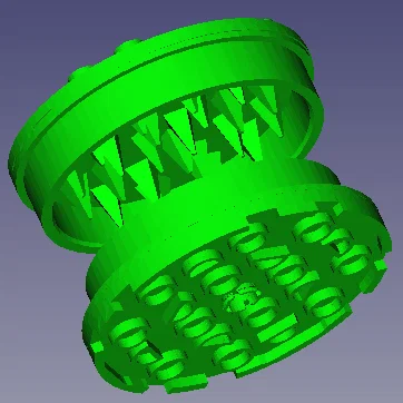 Máy xay (grinder) thiết kế tương thích LEGO sáng tạo
