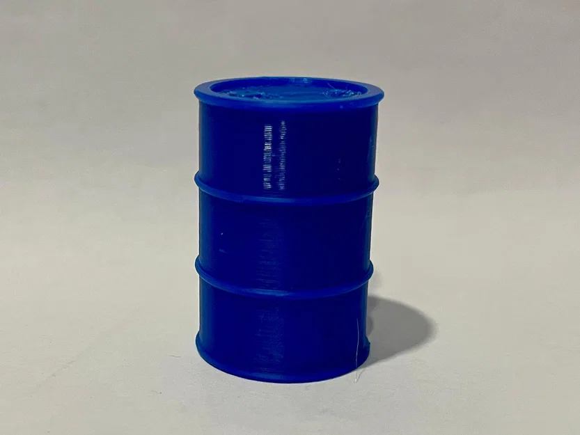 Thùng dầu (Oil Barrel) - Phụ kiện sa bàn gara tỉ lệ 1:24 - Image 2