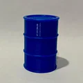 Thùng dầu (Oil Barrel) - Phụ kiện sa bàn gara tỉ lệ 1:24 - Thumbnail 2