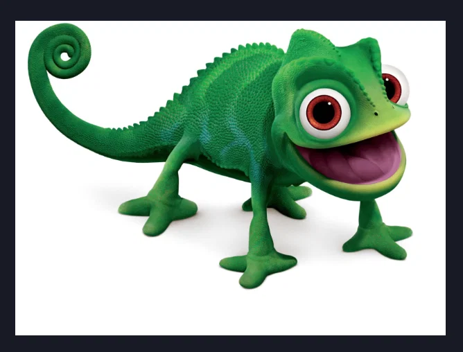 Mô hình 3D Pascal (Rapunzel chameleon) dễ thương cho người hâm mộ - Image 1