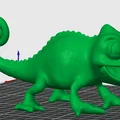 Mô hình 3D Pascal (Rapunzel chameleon) dễ thương cho người hâm mộ - Thumbnail 4