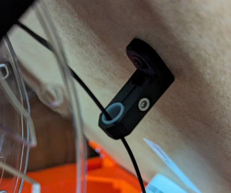 Bộ dẫn hướng sợi nhựa PTFE nhỏ gọn - Gắn tường/trần cho tủ Lack - Image 1