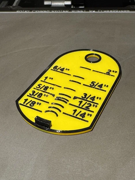 Thước đo ren ống nước 3D tiện dụng (Pipe thread measure tool) - Image 2