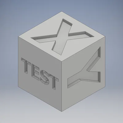 Calibration Cube 20mm - Khối lập phương kiểm tra độ chính xác máy in 3D