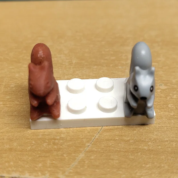 Mô hình chú sóc nhỏ in 3D tương thích hoàn hảo với LEGO - Image 2