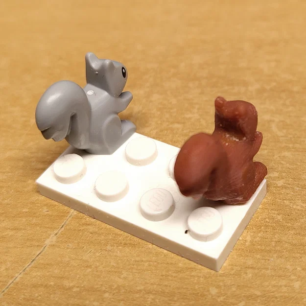 Mô hình chú sóc nhỏ in 3D tương thích hoàn hảo với LEGO - Image 3