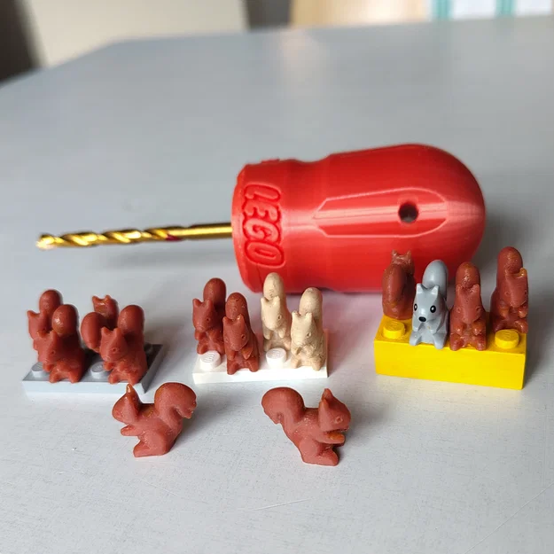 Mô hình chú sóc nhỏ in 3D tương thích hoàn hảo với LEGO - Image 4