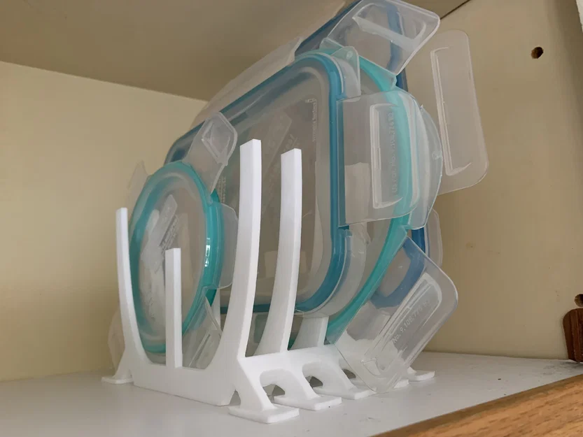 Giá đỡ nắp Tupperware (Đế rộng) - Image 1