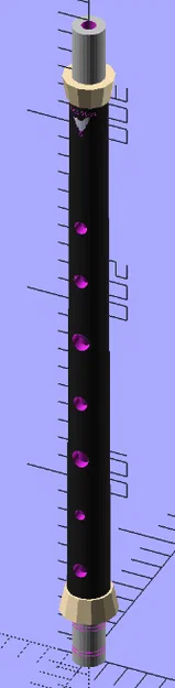 Mẫu kèn Uilleann bagpipes chanter - Image 2