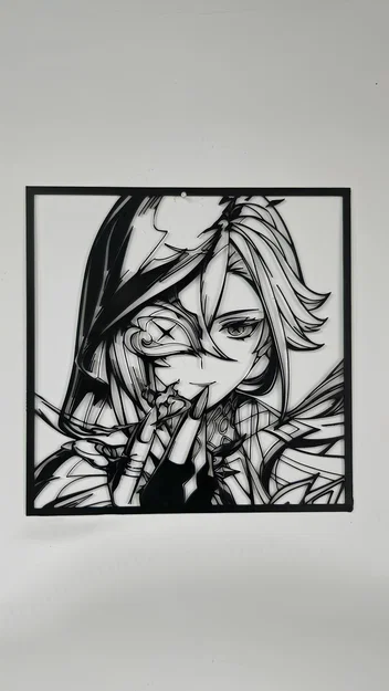 Tranh treo tường Arlechino (The Knave) từ Genshin Impact - Image 1